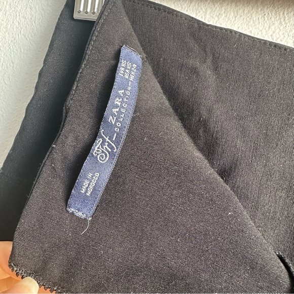 NWOT ZARA Basic High Rise Bodycon Mini Skirt in Black - Picture 9 of 10